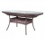 Стол обеденный овальный CAMELLIA шоколад