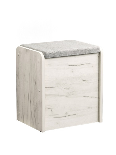 Банкетка Жасмин СН-122.12 дуб крафт белый 