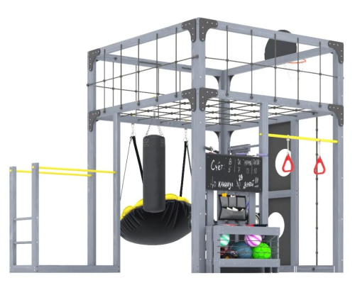 Детская площадка для дачи Савушка КУБ-1 Серый
