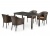 Комплект мебели T256A Y350A-W53 Brown 4Pcs