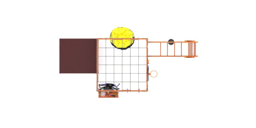 Детская площадка для дачи Савушка КУБ-4 Махагон