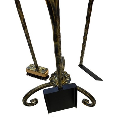 Каминный набор Ваза золото