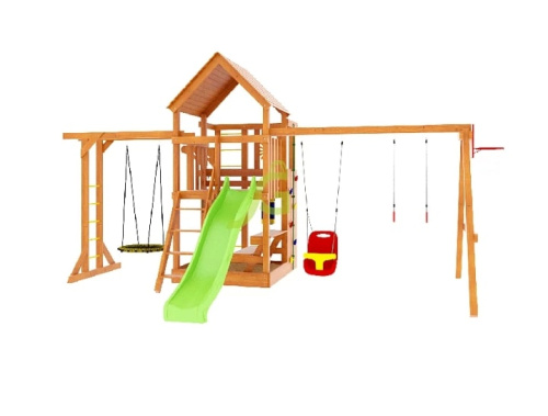 Детская площадка IgraGrad Крафт Pro 4 скат 2,2