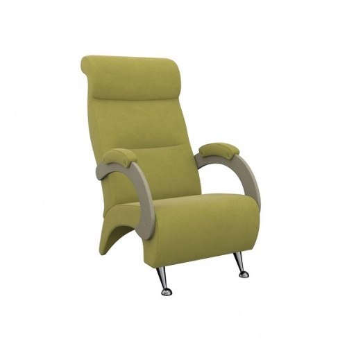 Кресло для отдыха Модель 9-Д Verona Apple Green серый ясень 