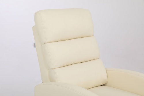 Кресло вибромассажное CALVIANO 2164 бежевая экокожа 