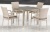 Комплект мебели T257C Y376C-W85 Latte (4+1)