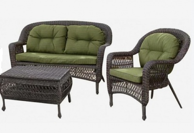 Плетеный комплект LV520BG Brown/Green