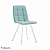 Стул Leset Скай металл белый велюр Mint