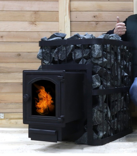 Печь банная КомфортПром Чугун 26 ЧДС