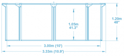 Каркасный бассейн Bestway Hydrium 56566