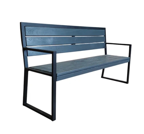 Скамейка садовая Мастер 9 графит