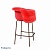 Стул барный Sheffilton SHT-ST31/S29 красный RAL3020 медный металлик