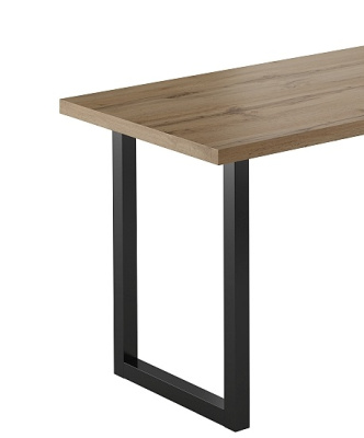 Стол обеденный SIGNAL UNIVERS дуб вотан/черный 