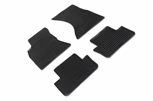 Резиновые коврики салона Сетка для Audi A4 B8 2007-2015 Черные