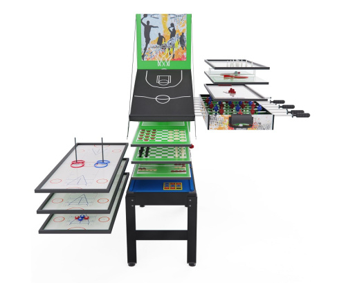 Игровой стол трансформер 15 в 1 DFC 48 122 x 61 см