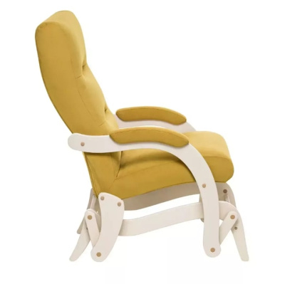 Кресло-маятник Leset Дэми слоновая кость ткань V28