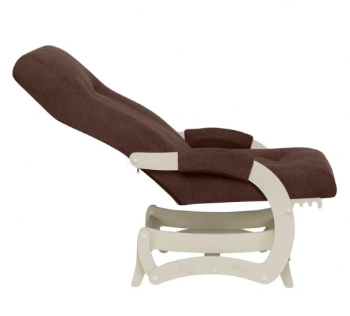 Кресло-маятник Leset Блисс слоновая кость Antonio Chocolate