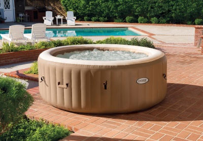 28428 СПА-бассейн Bubble Massage 165/216х71см 1098л Intex