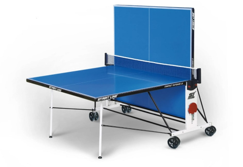 Теннисный стол Compact-2 LX Всепогодный синий