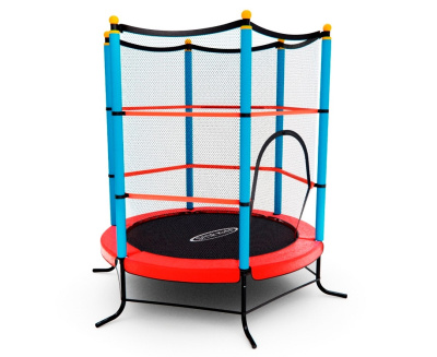 Батут детский DFC SMRKIDS 55 с сеткой RED