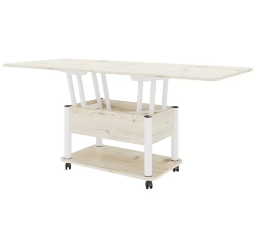 Стол-трансформер Джокер гаскон пайн светлый белый 