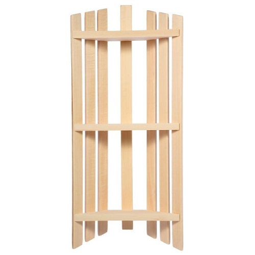 Полка угловая 3-х уровневая МП-56 липа 