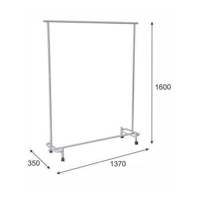 Вешалка общественная Пико 26 металлик 
