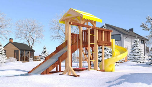 Детская спортивная площадка для дачи Савушка 4 Cезона 9