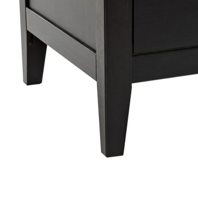 Комод Leset Мира 06 черный ручки коричневые