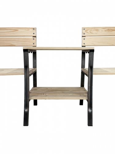 Скамейка садовая МФ-7 Дуэт неокрашенный