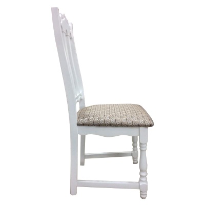 Стул МД-243.1 Береза Эмаль белая Жаккард лоди 29/2 