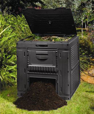 Компостер KETER E-Composter 470 л, с базой
