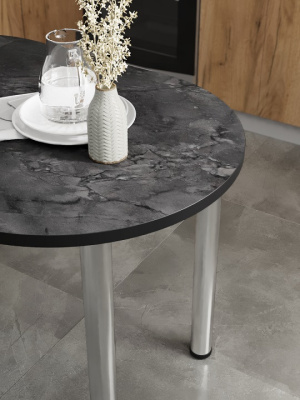 Стол обеденный СН-105.02 мрамор империал темный 