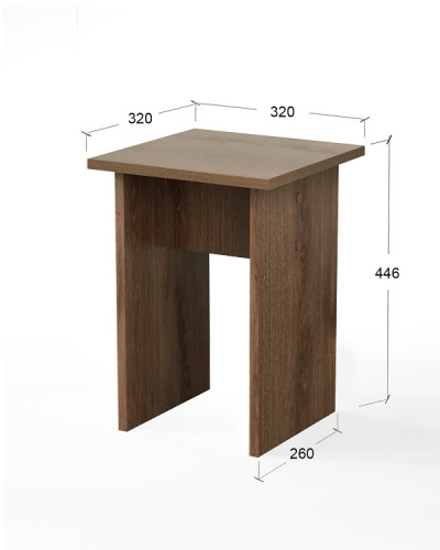 Табурет СН-005.012 дуб экспрессив бронзовый 