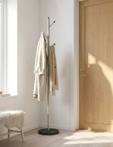 Вешалка напольная Пико 6 металлик 