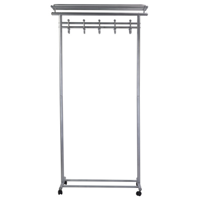 Вешалка общественная М 9 с крючками маталлик 