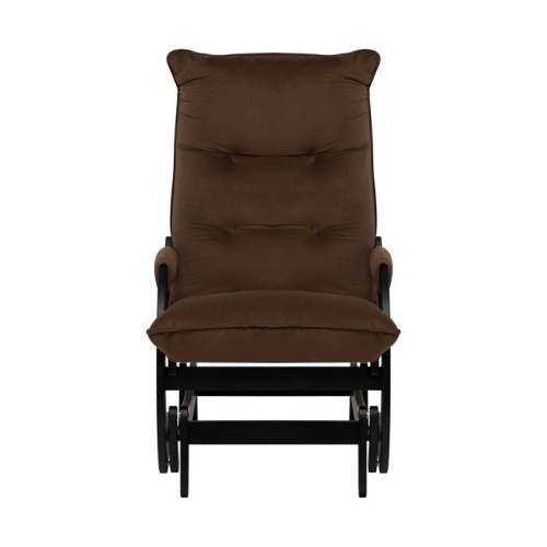 Кресло-маятник Leset Луно венге Velur V23