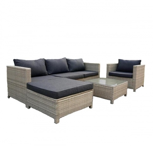 Комплект плетеной мебели YR821G Grey Grey