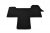 Коврики салона EVA Citroen Jumper (цельный) черные, серый кант