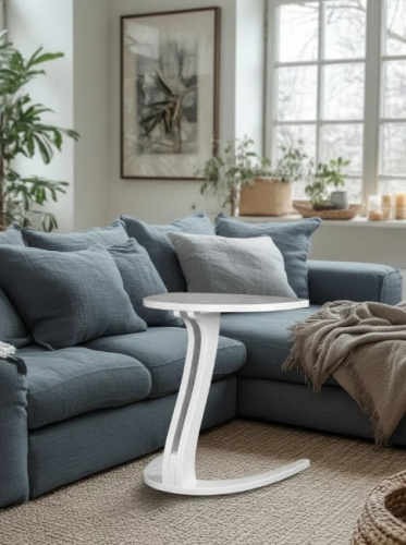 Стол придиванный Рио 6 белый 