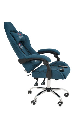 Вибромассажное кресло Calviano ASTI ULTIMATO light blue 