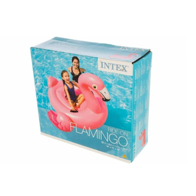 Надувная игрушка-плотик Intex Розовый фламинго 147х140х94 см 57558NP