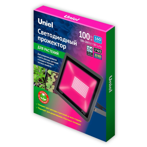 Светильник для растений Uniel ULF-P42-100W/SPBR IP65 180-260V / UL-00010385