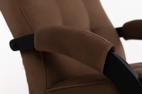 Кресло-качалка Leset Хилл венге Velur V23