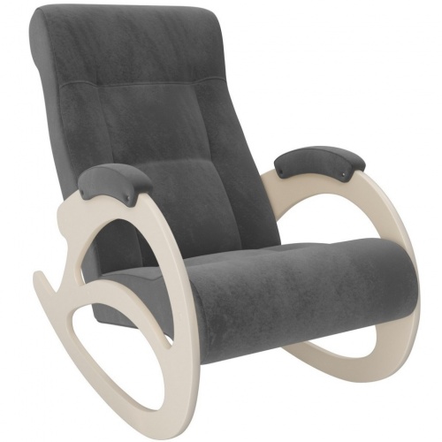Кресло-качалка модель 4 б/л Verona Antrazite Grey сливочный