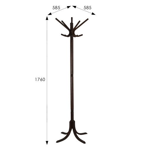 Вешалка напольная В 8Н венге 