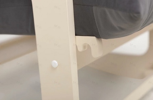 Кресло-трансформер Leset Флекси слоновая кость Velutto V32 