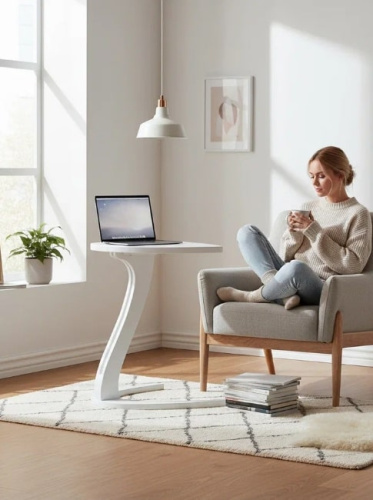 Стол придиванный Рио 6 белый 