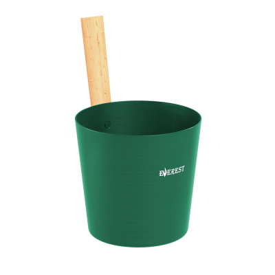 Шайка EVEREST 5л алюминий GREEN (TG-49)