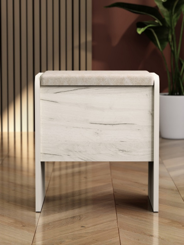 Банкетка Рио СН-122.10 дуб крафт белый 